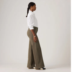 318 Seamed Wide-Leg Women's Jeans - Canteen - Brown