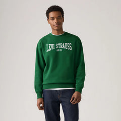 Relaxed Graphic Crewneck Sweatshirt - Eden - Green