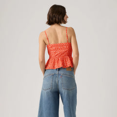 Monet Blouse - Pamela Floral Vine S - Red