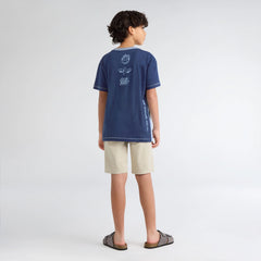 Opposites Short Sleeve Tee Big Boys 8-20 - Chambray Blue Levi'S - Blue