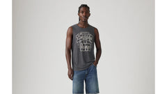 Graphic Rowers Tank Top - Heritage Americana - Black