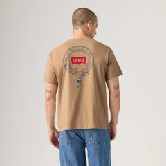 Relaxed Fit Short-Sleeve Graphic T-Shirt - Lasso Tigers Eye - Brown