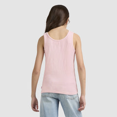 Cherry Levis Logo Big Girls 7-16 Tank Top - Coral Blush - Pink