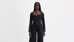 Ophelia Corset Blouse - Letter From the Editor - Black
