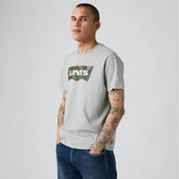 Standard Fit Classic Graphic T-Shirt - Mid Tone Heather Grey - Grey