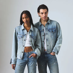 Levi's® Pride Trucker Jacket - Road Worn - Medium Wash