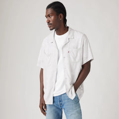 Classic Camp Shirt - Lennox Floral Quiet Grey - Grey