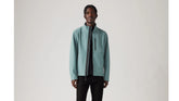 Soft Shell Stand Collar Jacket - Trooper - Green