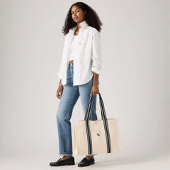 Hollis Tote-All Bag - Ecru - White
