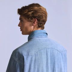 Customized Sawtooth Overshirt - Ranchero - Medium Wash