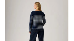 Marin Striped Top - Navy Blazer - Blue