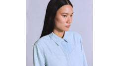 Club Shirt - Club Peony - Medium Wash
