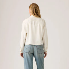Tini Long-Sleeve Utility Shirt - Ecru Crew 6 - White