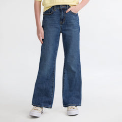 Baggy Flared Jeans Big Girls 7-16 - No Filter - Blue