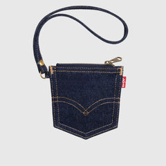 Back Pocket Pouch Bag Charm - Ocean - Dark Wash