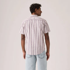 Short-Sleeve Classic One Pocket Standard Fit Shirt - Rafina Stripe Ensign - Multi-Color