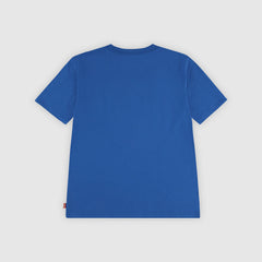 Short Sleeve Batwing Slice Graphic Tee Little Boys 4-7 - True Navy - Blue