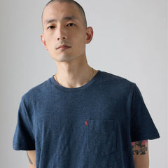 Classic Pocket T-Shirt - Dress Blues Heather - Blue