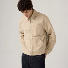 Huber Utility Jacket - White Pepper - Tan