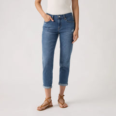 Boyfriend Mid-Rise Women's Jeans - So On - Medium Wash