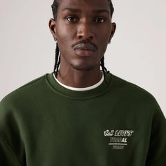 Relaxed Graphic Crewneck Sweatshirt - Toadal Lawn And Home - Green