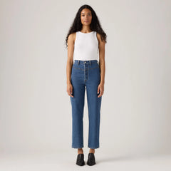 Ribcage Western Yoke Women's Jeans - Valley View Stone - Dark Wash
