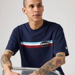 Oasis Band Tee - Peacoat - Blue