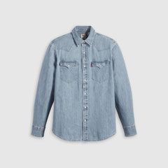 Classic Western Standard Fit Shirt - Franklin Stonewash - Light Wash