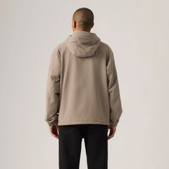 Lightweight Hooded City Jacket - Timber Green - Tan