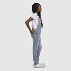 Girlfriend Overalls Big Girls 7-16 - Palisades - Light Wash
