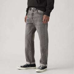 501® '93 Straight Fit Selvedge Men's Jeans - Black Ash - Black