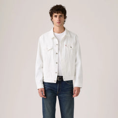 Trucker Jacket - White Paper - White