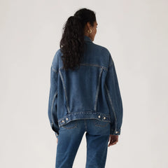 90s Trucker Jacket - Wonder Why - Dark Wash