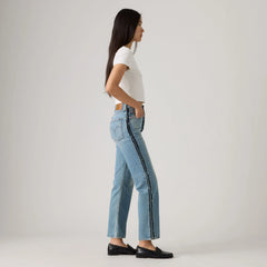 Ribcage Deconstructed Ankle Women's Jeans - Upon Reflection Rc - Medium Wash