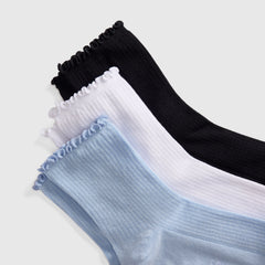 Levi's® Short Cut Lettuce Socks (3 Pack) - Multi-Color
