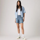 501® Original Fit Mid-Thigh Lightweight Women's Shorts - Pen Ring Ltw - Medium Wash
