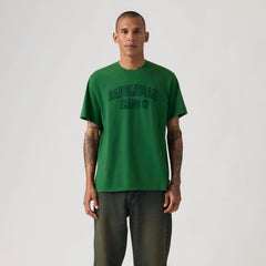 Relaxed Fit Short-Sleeve Graphic T-Shirt - Saddleman Collegiate Eden - Green