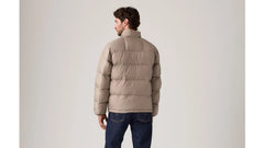 Piedmont Short Puffer Jacket - Fungi - White