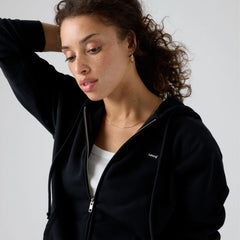 Everyday Zip-Up Hoodie Sweatshirt - Caviar - Black