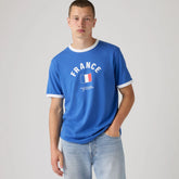 France Retro Ringer Tee - France - Multi-Color
