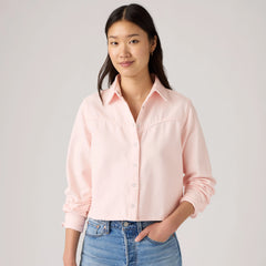 Logan Shirt - Dusty Crystal Pink S - Pink