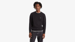 Lightweight Housemark Logo Sweater - Meteorite - Black
