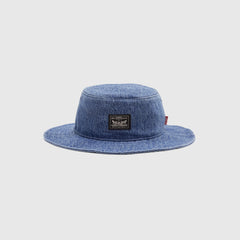 Bay Drawstring Bucket Hat - Ocean - Medium Wash