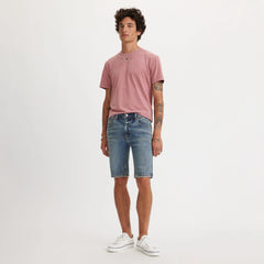 412 Slim Fit 9" Men's Shorts - Automatic Rizz - Medium Wash