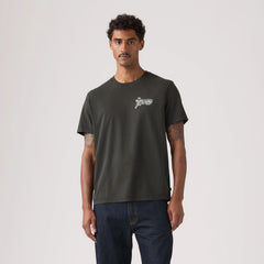 Relaxed Fit Short-Sleeve Graphic T-Shirt - Zipper Radio Jet Black - Black