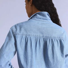 Coral Shirt - Chambray - Medium Wash
