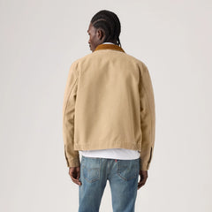 Castro Mechanics Full-Zip Lightweight Canvas Jacket - Tiger's Eye - Tan