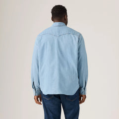 Classic Western Shirt (Big) - Franklin Stonewash - Light Wash