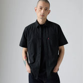 Short-Sleeve Classic One Pocket Standard Fit Shirt - Jet Black - Black