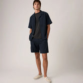 XX Chino Authentic Relaxed Seersucker 8" Men's Shorts - Cadiz Plaid Navy Plaid Seersucker - Blue